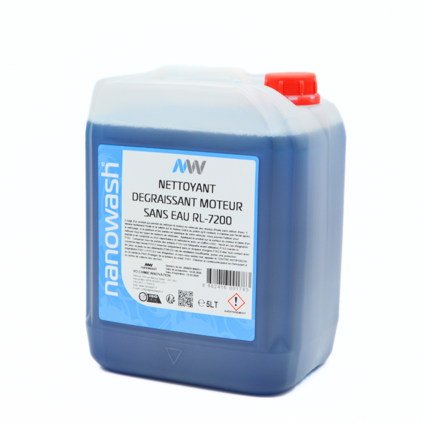 Nettoyant Dégraissant Moteur sans eau - 5L